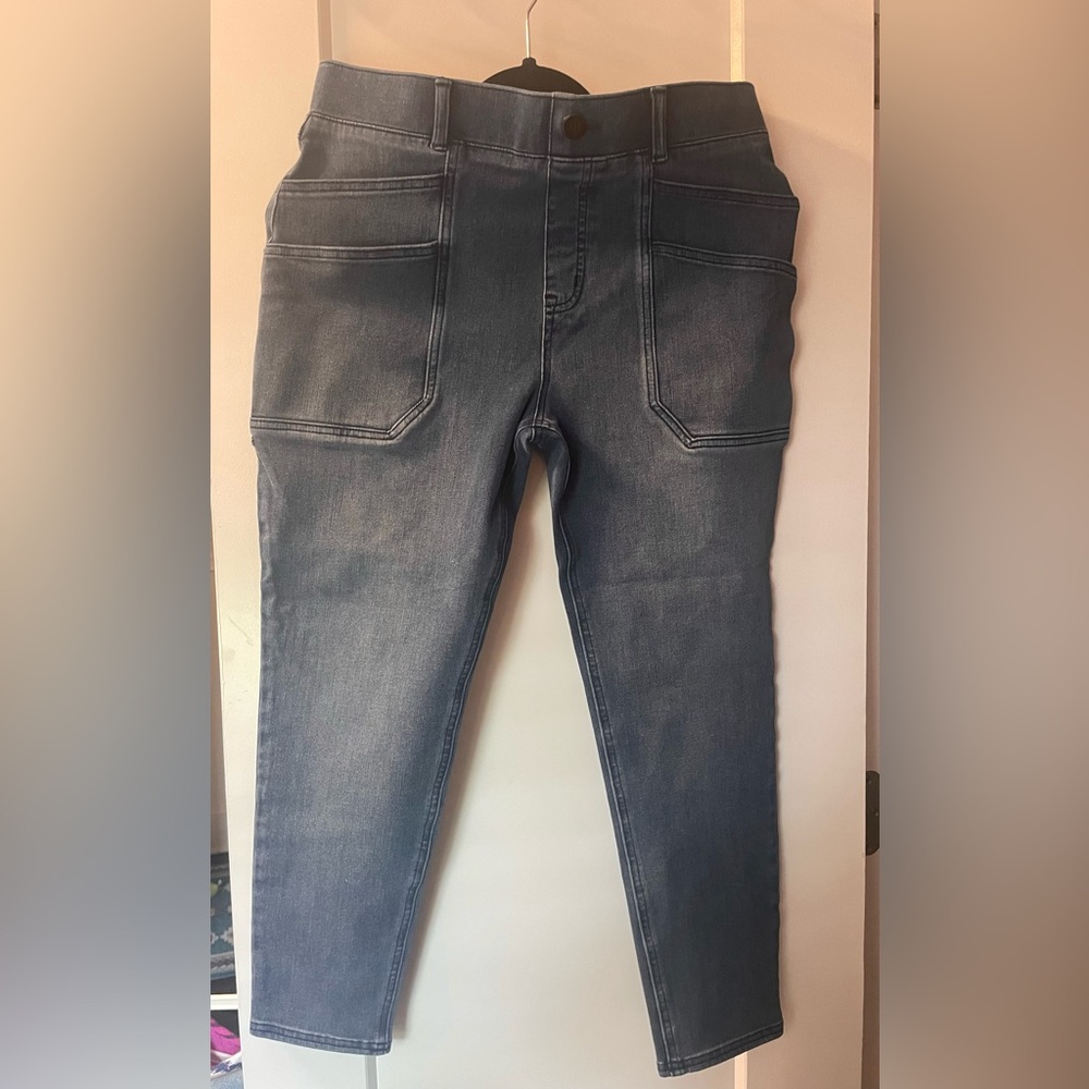 Betabrand pocket skinny crop jeans M petite